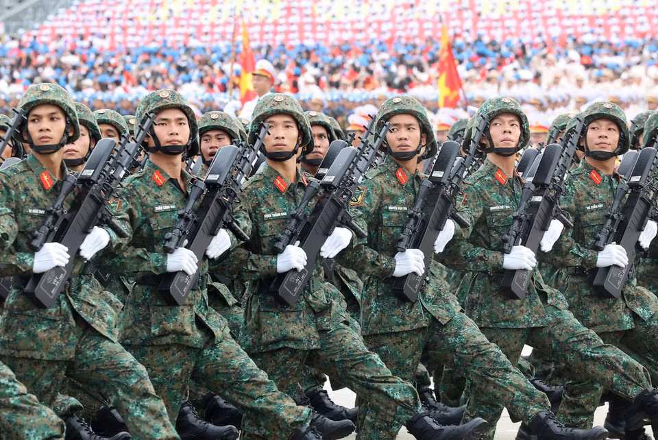 Electronic Warfare soldiers’ unit. (Photo: Lam Khanh - VNA)