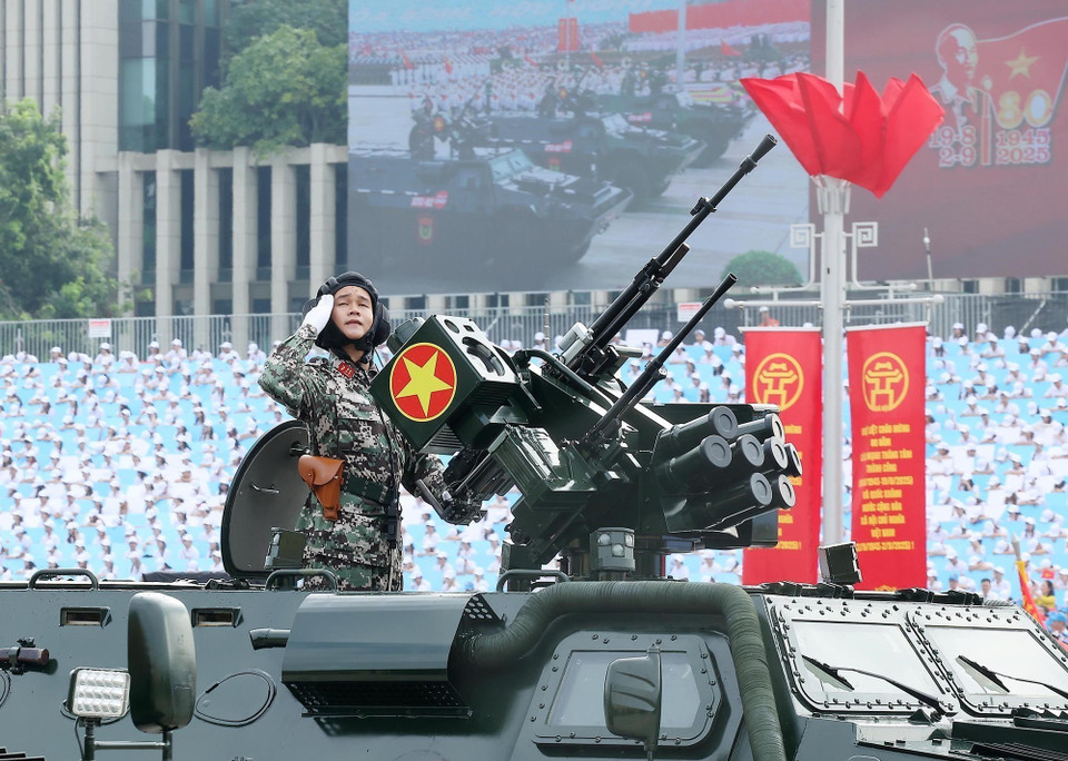 Armored Corps soldiers’ unit. (Photo: Lam Khanh - VNA)