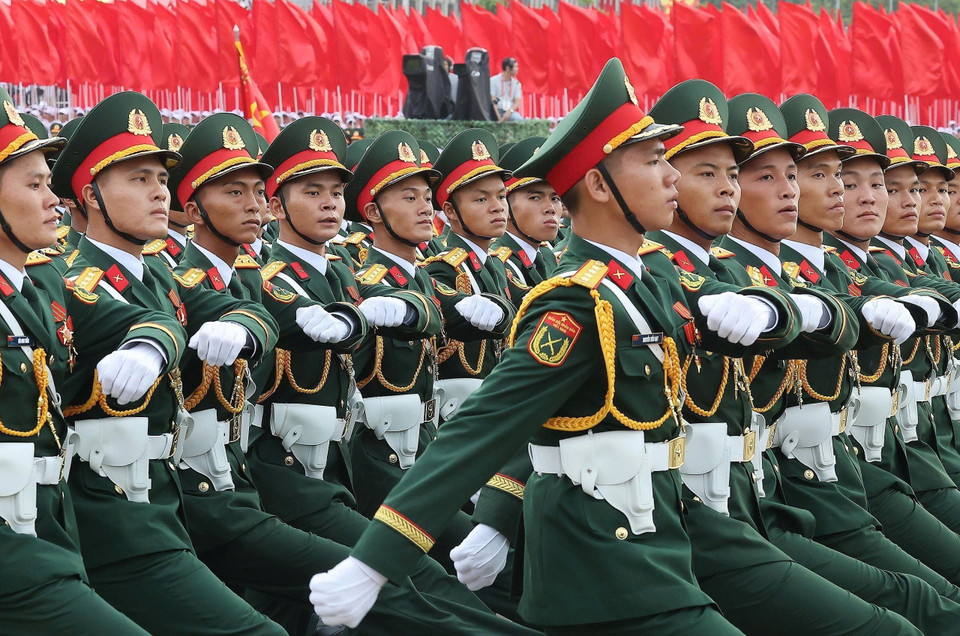 Army officers’ unit. (Photo: Lam Khanh - VNA)