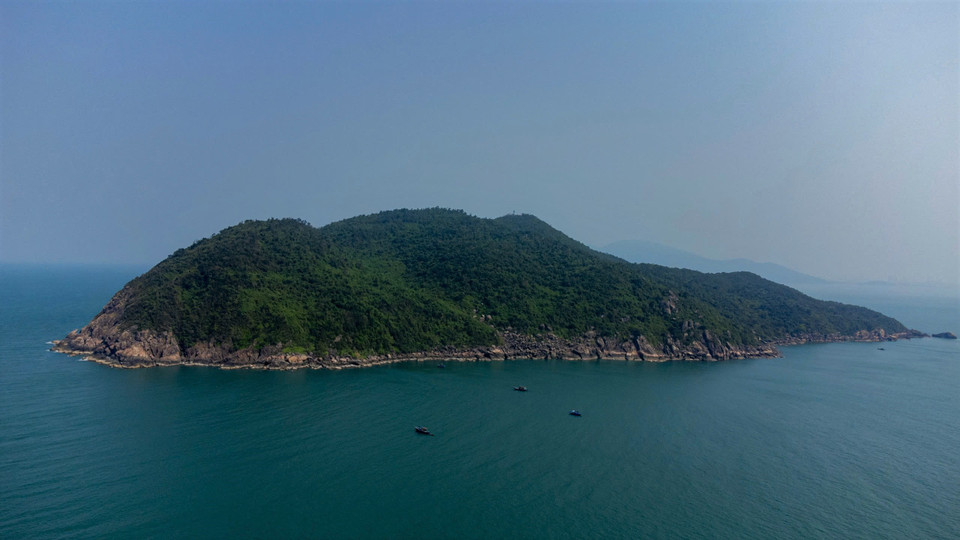 A bird’s-eye view of Son Cha Island in Da Nang. (Photo: VNA)