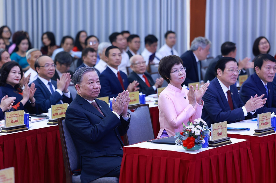General Secretary To Lam attends Vietnam News Agency's 80th founding anniversary (Photo: VNA)