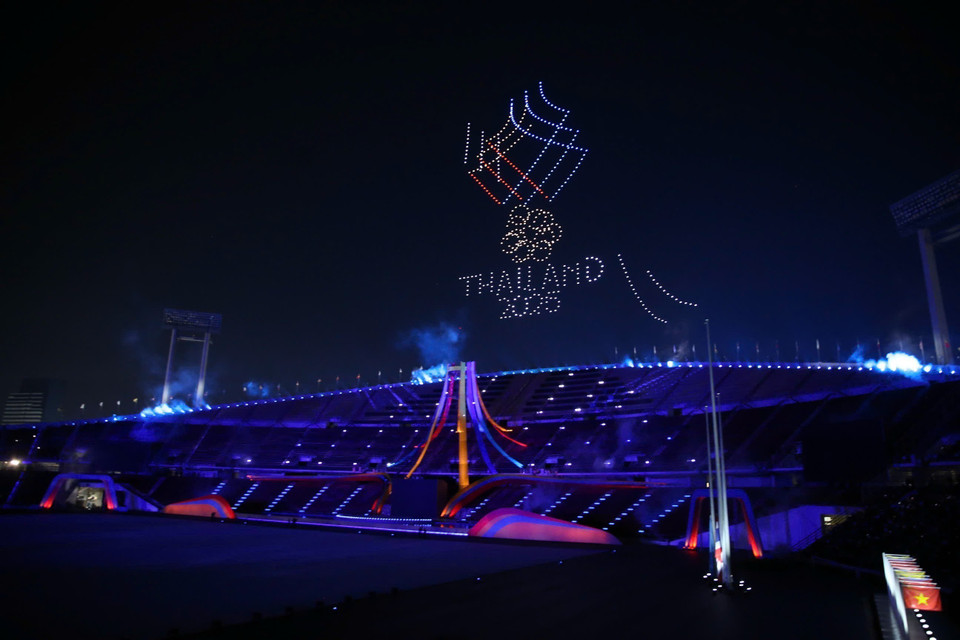 With the message “We Are One,” the Opening Ceremony of SEA Games 33 is a vibrant cultural showcase. Photo: Minh Quyet – VNA Correspondent in Thailand