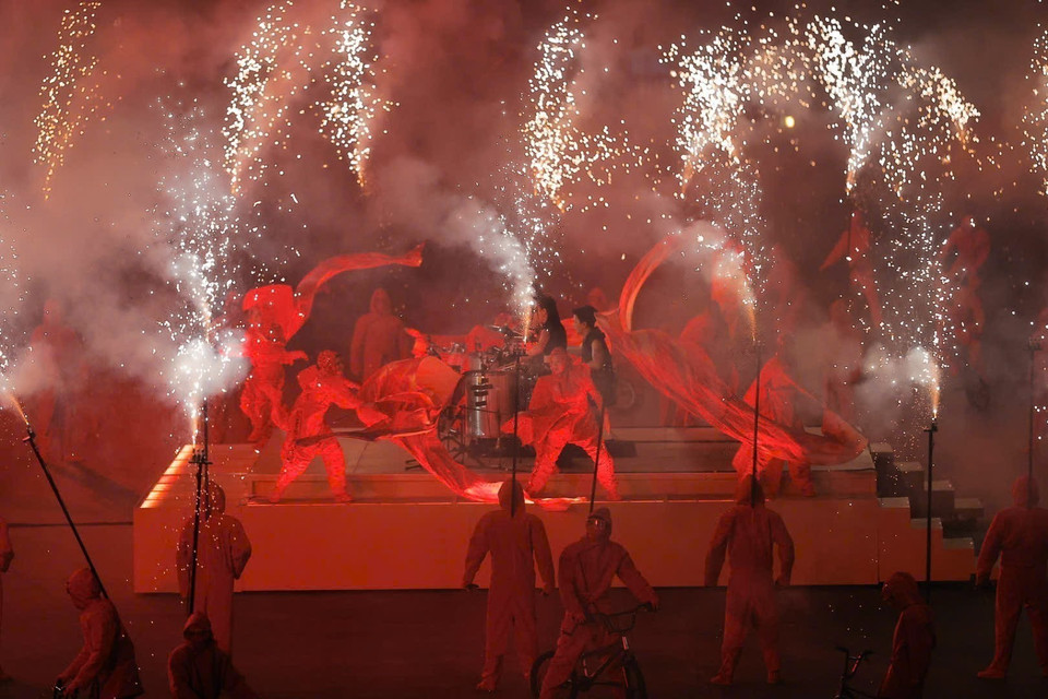 Art performance at the Opening Ceremony of SEA Games 33. Photo: Minh Quyet – VNA Correspondent in Thailand