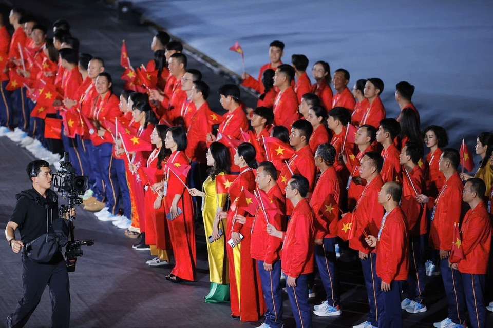 Vietnam sends a 1,165-strong delegation to SEA Games 33, featuring 19 experts, 189 coaches, and 842 athletes, who will compete in 47 of 66 sports, across 443 of 573 medal events. Photo: Minh Quyet – VNA Correspondent in Thailand