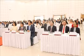 At the forum on promoting the East-West economic corridor held in Sekong on May 23 (Photo: VNA)