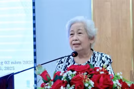 HCWA Chairwoman Luong Thi Thuan speaks at the event. (Photo: VNA)