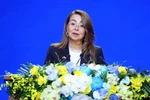 UNODC Executive Director Ghada Waly delivers her remarks. (Photo: Pham Kien – VNA)