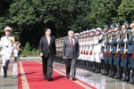 State President hosts welcome ceremony for King Abdullah II of Jordan
