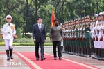 Vietnamese President hosts official welcome for Sri Lankan counterpart
