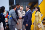 PM arrives in Stockholm, starting official visit to Sweden