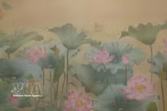 Lotus-themed exhibition on national reunification opens in Hanoi