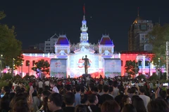 3D mapping show and fireworks display in Ho Chi Minh City