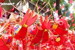 Hang Ma Street glows for Mid-Autumn Festival