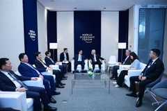 PM Pham Minh Chinh meets World Economic Forum leaders