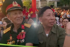 People stay up all night to wait for grand parade