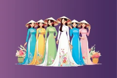 Vietnamese women celebrate "Ao Dai Week" 2025