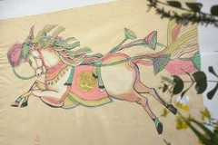 Hanoi’s Tet-coloured art space enchants visitors