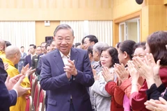 Party leader outlines strategic directions in meeting with Hanoi voters