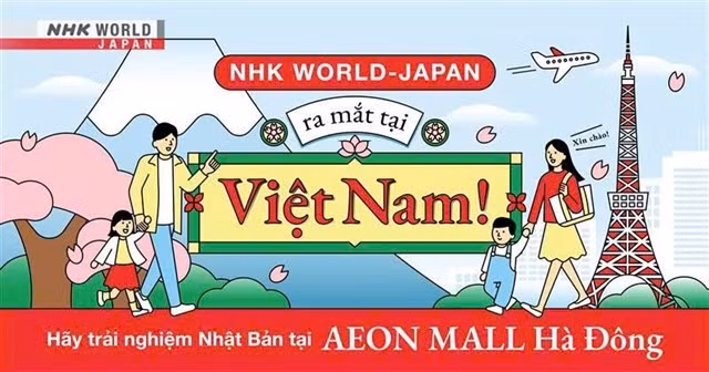 “Discover Japan” with NHK World-Japan will be held from January 17 to 23 at Aeon Mall Ha Dong in Hanoi. (Photo: NHK) 
