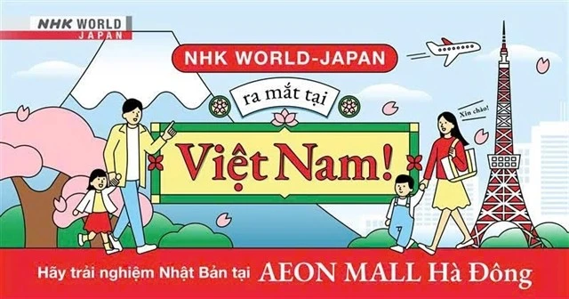 “Discover Japan” with NHK World-Japan will be held from January 17 to 23 at Aeon Mall Ha Dong in Hanoi. (Photo: NHK) 