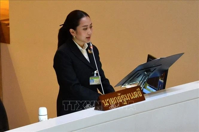 Thai Prime Minister Paetongtarn Shinawatra (Photo: Xinhua/VNA)