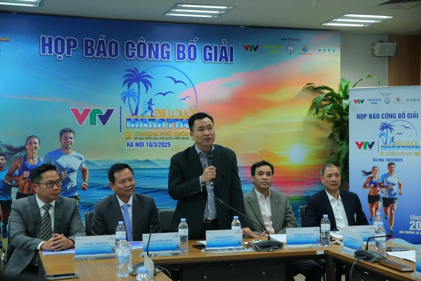 The press conference on the VTV Phu Quoc Marathon 2025. (Photo: vtv.gov.vn)