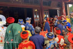 A ritual at Hue Nam Temple Festival (Photo: VNA)