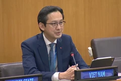 Ambassador Do Hung Viet, Permanent Representative of Vietnam to the United Nations, speaks at the interactive dialogue between UN member states and UNDP Administrator Alexander de Croo on February 4. (Photo: VNA)