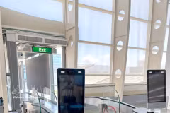 A facial recognition system introduced at Da Nang International Airport enables passengers to complete check-in procedures without presenting documents. (Photo: VNA)