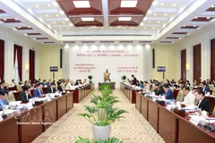 An overview of the 2nd plenary meeting of the 12th Central Committee of the Lao People’s Revolutionary Party (Photo: VNA)