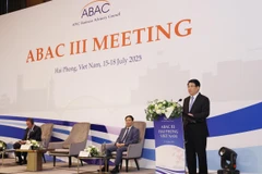 State President Luong Cuong addresses the APEC Business Advisory Council's third meeting. (Photo: VNA)