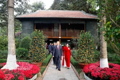 Party General Secretary To Lam visits Ho Chi Minh Relic Site within the Presidential Palace complex (Photo: VNA)