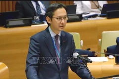 Permanent Representative of Vietnam to the UN Ambassador Do Hung Viet speaks at the UN General Assembly’s recent high-level meeting to commemorate and promote the International Day for the Total Elimination of Nuclear Weapons. (Photo: VNA)