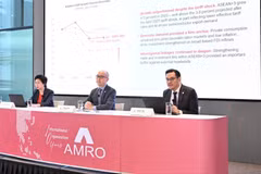 At the event to release the ASEAN+3 Regional Economic Outlook 2026 (Photo: AMRO)