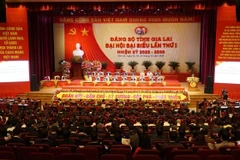 An overview of Gia Lai's first Party Congress for the 2025-2030 term (Photo: VNA)