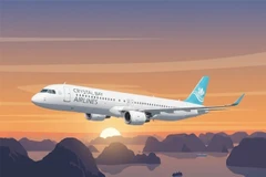 An illustrative image showing a Crystal Bay Airlines plane. (Photo: dantri.com.vn)