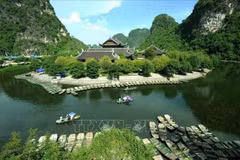 A boat wharf at Trang An Scenic Landscape Complex (Photo: VNA)