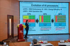 An expert speaks at the International Conference on Semiconductors (ICOS) 2026 (Photo: VNA)