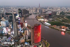 Ho Chi Minh City is striving to grow into a leading urban and financial hub in Southeast Asia. (Photo: VNA) 