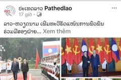 The article posted on Pathetlao - the electronic outlet of the Lao News Agency (KPL) (Photo: VNA)
