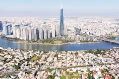A corner of Ho Chi Minh City seen from above (Photo: nhandan.vn)
