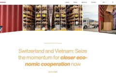 The assessment on Switzerland-Vietnam cooperation on Swiss business federation Economiesuisse (Photo: VNA)