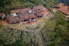 Hoa Yen Pagoda, part of the Yen Tu Historical Relic and Scenic Complex in Quang Ninh), was originally built during the Ly Dynasty (1009-1225) and has been restored multiple times throughout history. (Photo: VNA)