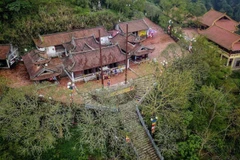 Hoa Yen Pagoda, part of the Yen Tu Historical Relic and Scenic Complex in Quang Ninh), was originally built during the Ly Dynasty (1009-1225) and has been restored multiple times throughout history. (Photo: VNA)