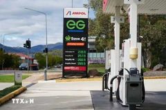 A petrol station in Canberra, Australia. (Photo: Xinhua/VNA)