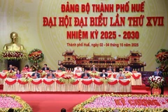 At the 17th Congress of the Party Organisation of Hue city for the 2025–2030 term (Photo: VNA)