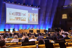 A view of the 11th Session of the General Assembly of the States Parties to the Convention for the Safeguarding of the Intangible Cultural Heritage. (Photo: VNA)