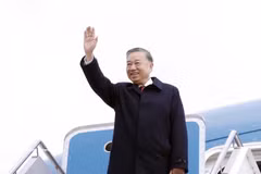 General Secretary of the Communist Party of Vietnam Central Committee and President To Lam leaves Canberra at noon on August 12 (local time) for a state visit to New Zealand. (Photo: VNA)