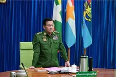 Min Aung Hlaing is elected Vice President by the Pyithu Hluttaw with a majority of votes. (Photo: thestar.com)