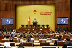 At the 10th session of the 15th National Assembly (Photo: VNA)